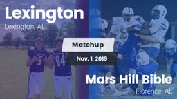 Matchup: Lexington High vs. Mars Hill Bible  2019