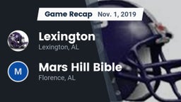 Recap: Lexington  vs. Mars Hill Bible  2019