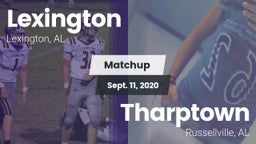 Matchup: Lexington High vs. Tharptown  2020