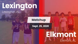 Matchup: Lexington High vs. Elkmont  2020