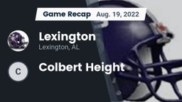 Recap: Lexington  vs. Colbert Height 2022
