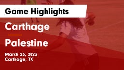 Carthage  vs Palestine  Game Highlights - March 23, 2023