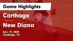 Carthage  vs New Diana  Game Highlights - Jan. 19, 2024
