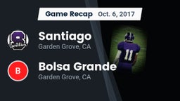 Recap: Santiago  vs. Bolsa Grande  2017