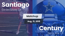 Matchup: Santiago vs. Century  2018