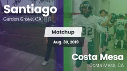 Matchup: Santiago vs. Costa Mesa  2019