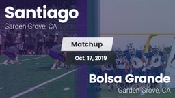 Matchup: Santiago vs. Bolsa Grande  2019