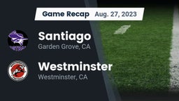 Recap: Santiago  vs. Westminster  2023