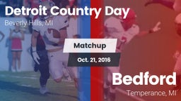 Matchup: Detroit Country Day vs. Bedford  2016
