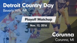 Matchup: Detroit Country Day vs. Corunna  2016