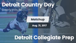 Matchup: Detroit Country Day vs. Detroit Collegiate Prep 2017