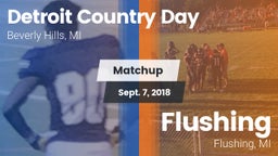 Matchup: Detroit Country Day vs. Flushing  2018