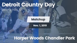 Matchup: Detroit Country Day vs. Harper Woods Chandler Park 2019