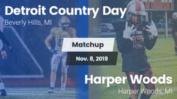 Matchup: Detroit Country Day vs. Harper Woods  2019
