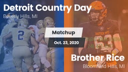 Matchup: Detroit Country Day vs. Brother Rice  2020