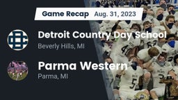 Recap: Detroit Country Day School vs. Parma Western  2023