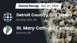 Recap: Detroit Country Day School vs. St. Mary Catholic Central  2023