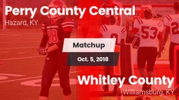 Matchup: Perry County Central vs. Whitley County  2018