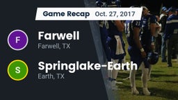 Recap: Farwell  vs. Springlake-Earth  2017