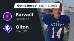 Recap: Farwell  vs. Olton  2018