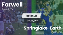 Matchup: Farwell vs. Springlake-Earth  2018