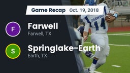 Recap: Farwell  vs. Springlake-Earth  2018