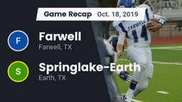 Recap: Farwell  vs. Springlake-Earth  2019