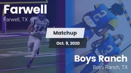 Matchup: Farwell vs. Boys Ranch  2020