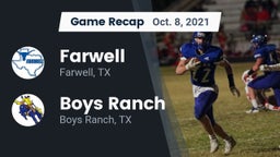 Recap: Farwell  vs. Boys Ranch  2021