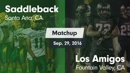 Matchup: Saddleback vs. Los Amigos  2016