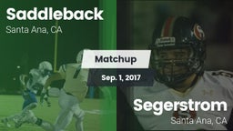 Matchup: Saddleback vs. Segerstrom  2017