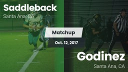 Matchup: Saddleback vs. Godinez  2017