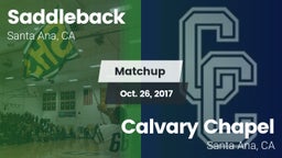 Matchup: Saddleback vs. Calvary Chapel  2017