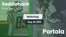 Matchup: Saddleback vs. Portola 2018