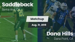 Matchup: Saddleback vs. Dana Hills  2018