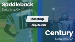 Matchup: Saddleback vs. Century  2019