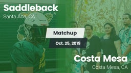 Matchup: Saddleback vs. Costa Mesa  2019