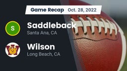 Recap: Saddleback  vs. Wilson  2022