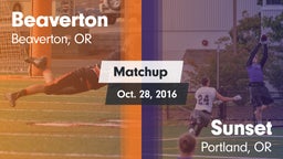 Matchup: Beaverton High vs. Sunset  2016