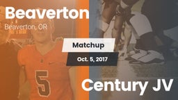 Matchup: Beaverton High vs. Century JV 2017
