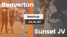 Matchup: Beaverton High vs. Sunset JV 2017
