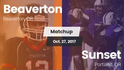 Matchup: Beaverton High vs. Sunset  2017