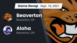Recap: Beaverton  vs. Aloha  2021