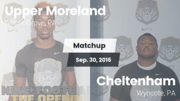 Matchup: Upper Moreland vs. Cheltenham  2016