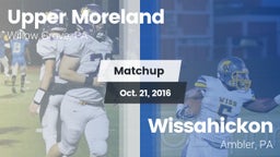 Matchup: Upper Moreland vs. Wissahickon  2016