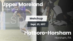 Matchup: Upper Moreland vs. Hatboro-Horsham  2017