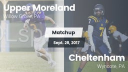 Matchup: Upper Moreland vs. Cheltenham  2017