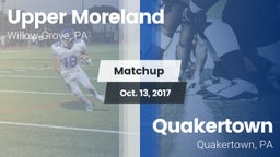 Matchup: Upper Moreland vs. Quakertown  2017