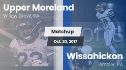 Matchup: Upper Moreland vs. Wissahickon  2017