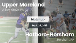 Matchup: Upper Moreland vs. Hatboro-Horsham  2018